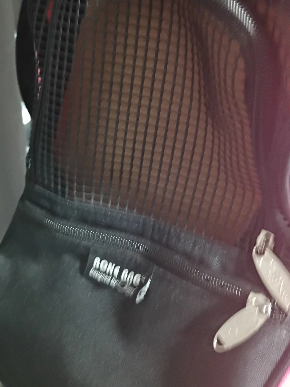 Pet Carrier Pink Bone-Shaped Shoulder Bag with Graphic Strap